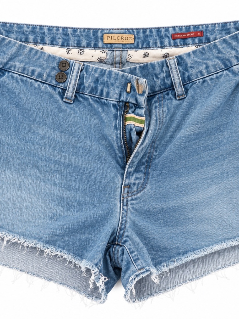 Pilcro Light Wash Denim Cutoff Shorts